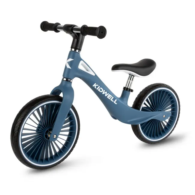 Bicicleta De Echilibru Fara Pedale Pentru Copii, Kidwell Nix Blue, 3.05 Kg, Roti Pu 29 Cm, Reglabila, 80,  120 Cm, Max. 30 Kg Pjbrobinix03a0
