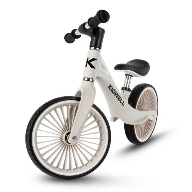 Bicicleta De Echilibru Fara Pedale Pentru Copii, Kidwell Nix Gray, 3.05 Kg, Roti Pu 29 Cm, Reglabila, 80,  120 Cm, Max. 30 Kg Pjbrobinix04a0
