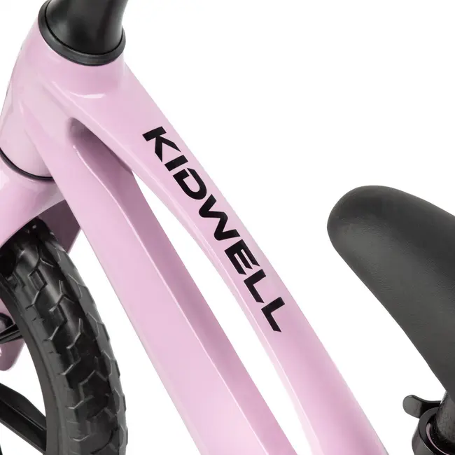 Bicicleta De Echilibru Fara Pedale Pentru Copii, Kidwell Vito Pink , Cadru Magneziu, 2.8 Kg, Roti Eva 28 Cm, Reglabila, 80,  120 Cm, Max. 30 Kg Pjbrobivit04a0