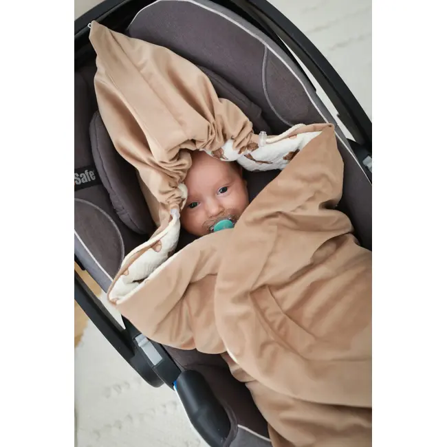 Car Seat Swaddle ,   Teddy Bears   Paturica Practica Si Confortabila Pentru Scoica Auto Pjbc2016