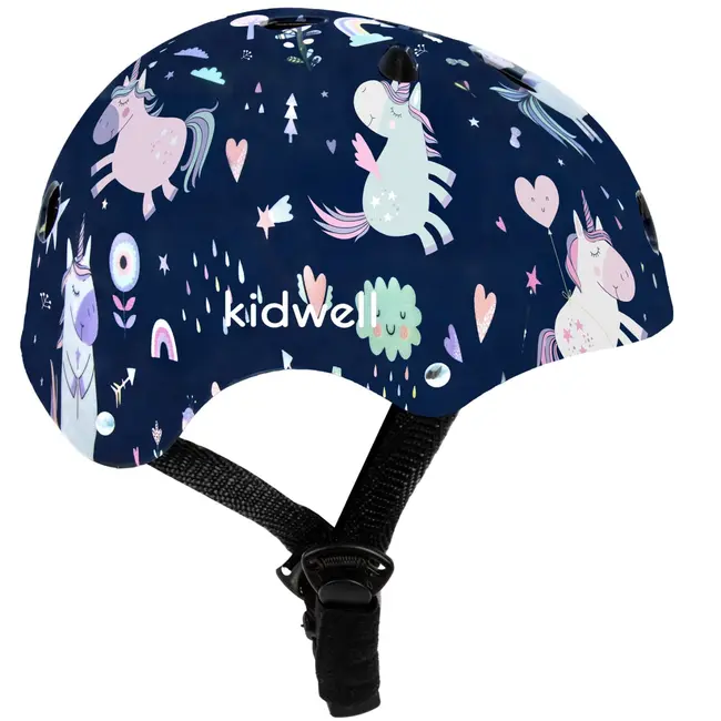 Casca De Protectie Pentru Copii, Sistem De Reglare, Usoara 260 G, M, 52-56 Cm, 3 Ani+, Orix Plus Unicorn, Kidwell Pjbkaskori04a3