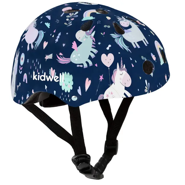 Casca De Protectie Pentru Copii, Sistem De Reglare, Usoara 260 G, M, 52-56 Cm, 3 Ani+, Orix Plus Unicorn, Kidwell Pjbkaskori04a3