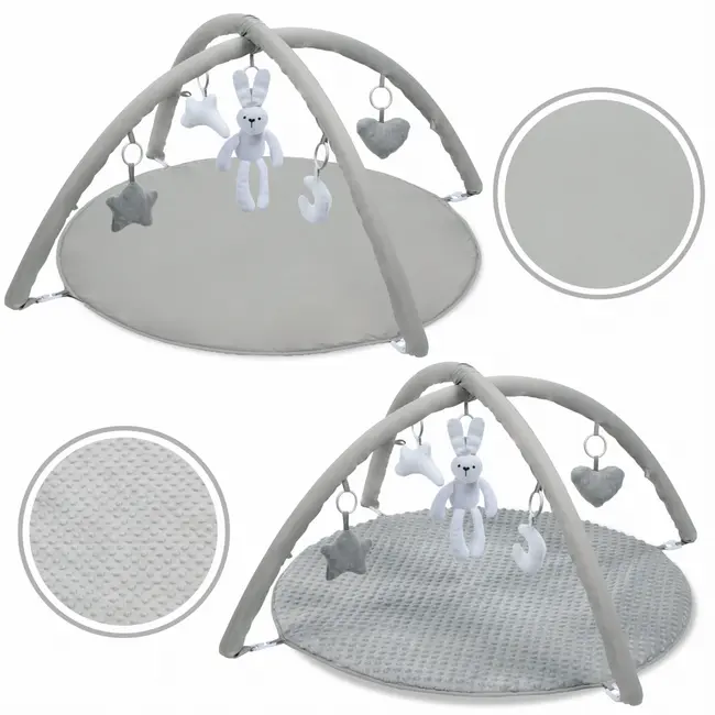 Covoras De Joaca Fata-verso Kidwell Grace Bunny Cu Arcada Interactiva, 5 Jucarii Si Cutie Muzicala In Forma De Iepuras Pjbmaedgrb01a1