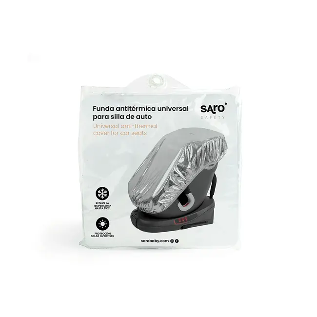 Husa De Protectie Solara Pentru Scaunul Auto, Mentine Scaunul Auto Al Bebelusului La O Temperatura Mai Scazuta - Acopera Si Blocheaza Caldura Si Soarele - Mai Confortabil Pentru Bebelus Sau Copil - Pr Pjb2393