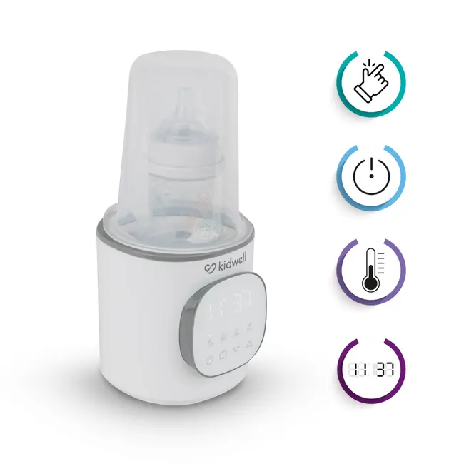 Incalzitor Biberoane Kidwell Gala White 4 In 1, Cu Sterilizare Si Mentinere Temperatura 24h Pjbpobugal01a0