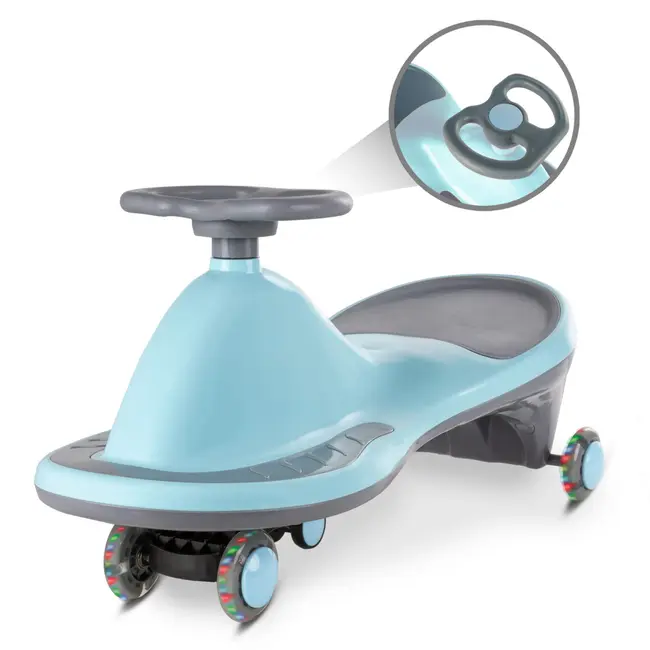 Masinuta Gravitationala Kidwell Rollo Blue Cu Roti Led, 3+ Ani, Pana La 100 Kg Pjbjedzrol01a0