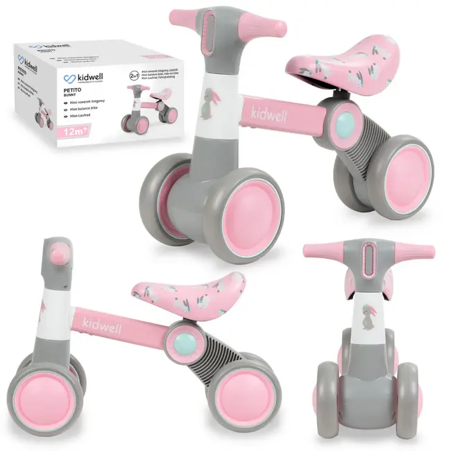 Mini Bicicleta Fara Pedale Kidwell Petito Bunny, 2 In 1, 1+ Ani, Ultra Usoara 1.98 Kg Pjbjedzpet02a0