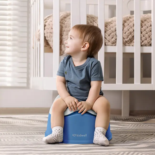 Olita Copii, Nilo, Recipient Detasabil, Baza Antiderapanta, Bariera Anti-stropire, Blue Pjbnocnnil04a0