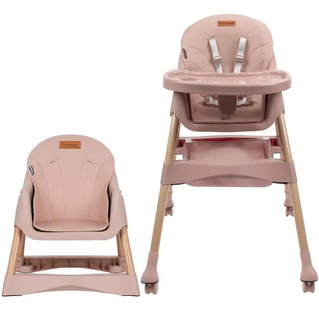 Scaun De Masa 2in1 Pentru Bebelusi Si Copii, Pliabil, Karimi, Inaltime Ajustabila, Varsta 0-15 Kg, Centura De Siguranta In 5 Puncte, Depozitare Pjbkrwykar01a0