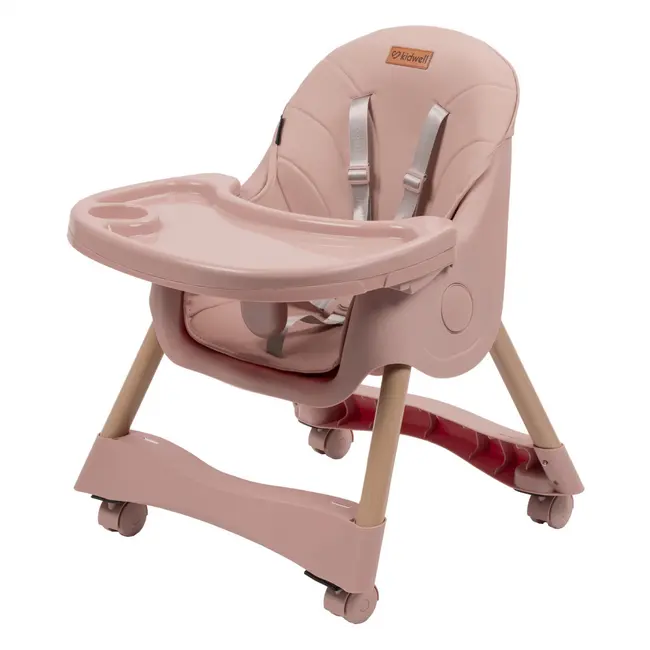 Scaun De Masa 2in1 Pentru Bebelusi Si Copii, Pliabil, Karimi, Inaltime Ajustabila, Varsta 0-15 Kg, Centura De Siguranta In 5 Puncte, Depozitare Pjbkrwykar01a0