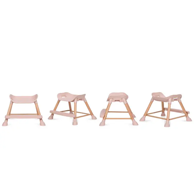 Scaun De Masa 4in1 Pentru Bebelusi Si Copii, Eatan Wood, Inaltime Ajustabila, Varsta 0-15 Kg, Centura De Siguranta In 5 Puncte, Depozitare, Roz Pjbkrwyeat01a0