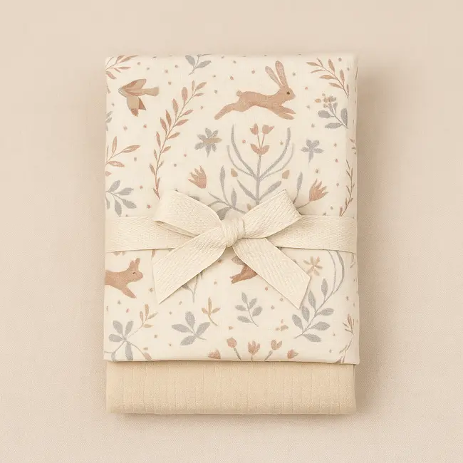Set 2 Museline Natural Calm Din Bumbac Muselina 100%, 70x70 Cm Pjb110263sbb