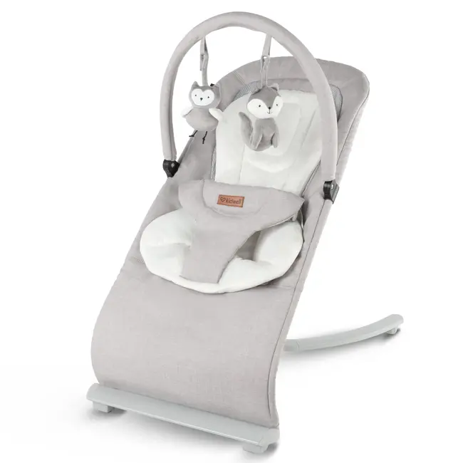 Balansoar Pentru Bebelusi Kidwell Rubi Gri Alb ,   Confort, Siguranta Si Relaxare Din Primele Zile Pjbleburub01a2