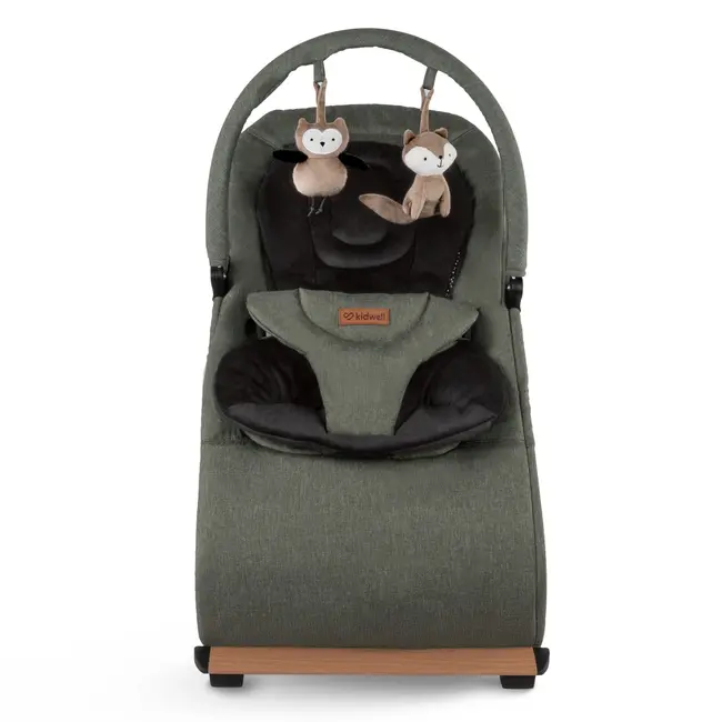 Balansoar Pentru Bebelusi Kidwell Rubi Verde Negru ,   Confort, Siguranta Si Relaxare Din Primele Zile Pjbleburub01a3