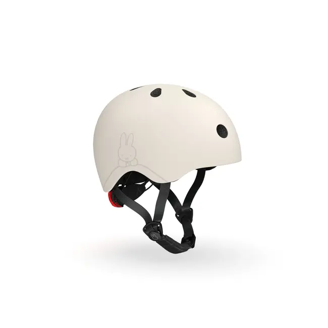 Casca De Protectie Pentru Copii, Sistem De Reglare Magnetic Cu Led, Xxs-s, 45-51 Cm, 1 An+, Miffy Ash, Scoot  Ride Pjb54157