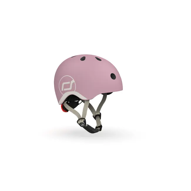 Casca De Protectie Pentru Copii, Sistem De Reglare Magnetic Cu Led, Xxs-s, 45-51 Cm, 1 An+, Wildberry, Scoot  Ride Pjb81