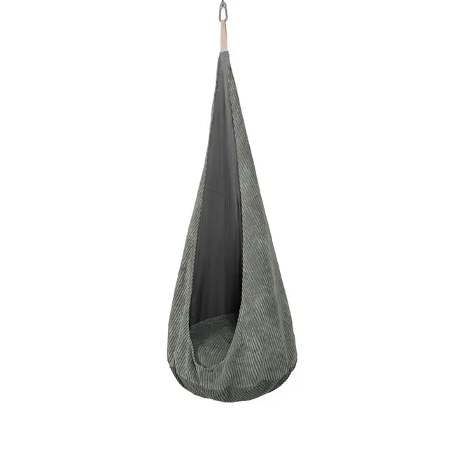 Leagan Tip Cocon Pentru Copii Meowbaby   Aesthetic Khaki  ,   Locul Preferat Pentru Joaca Si Relaxare Pjbmahkk22