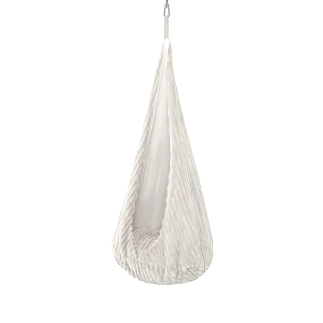 Leagan Tip Cocon Pentru Copii Meowbaby   Churros Cotton Candy White ,   Locul Preferat Pentru Joaca Si Relaxare Pjbmchhkk96