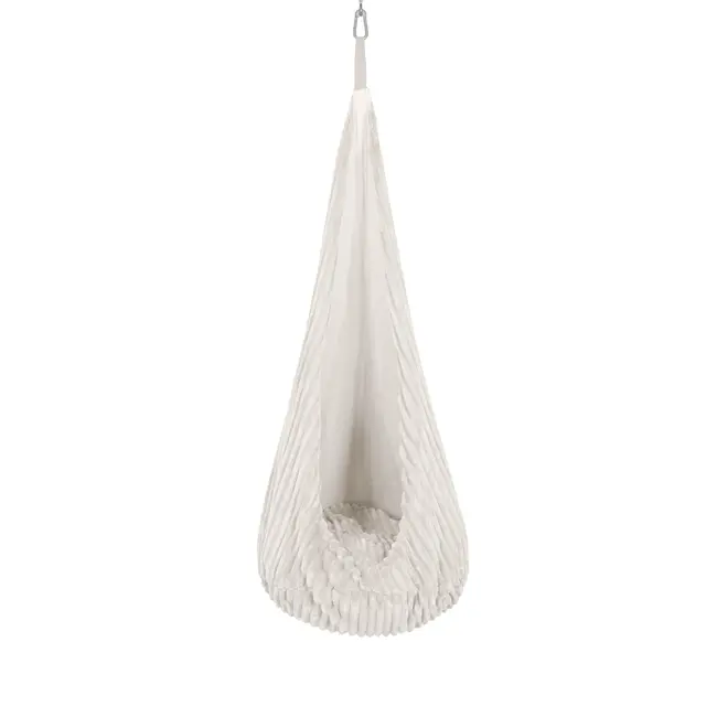 Leagan Tip Cocon Pentru Copii Meowbaby   Churros Cotton Candy White ,   Locul Preferat Pentru Joaca Si Relaxare Pjbmchhkk96