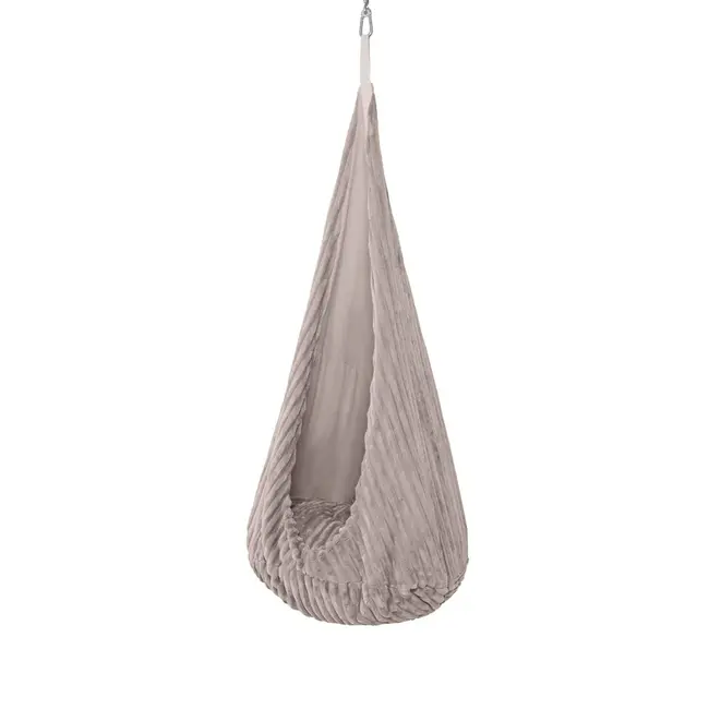 Leagan Tip Cocon Pentru Copii Meowbaby   Churros Pebble Beige ,   Locul Preferat Pentru Joaca Si Relaxare Pjbmchhkk100