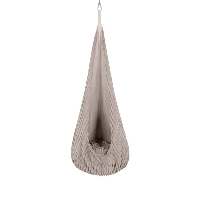 Leagan Tip Cocon Pentru Copii Meowbaby   Churros Pebble Beige ,   Locul Preferat Pentru Joaca Si Relaxare Pjbmchhkk100