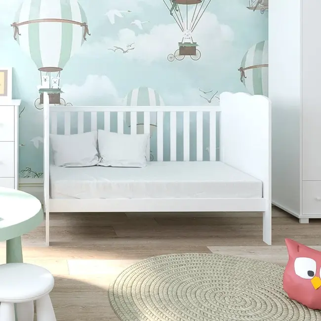 Patut Evolutiv 140x70 Cm Isabel Casmir 3in1 ,   Pat Bebe + Junior + Pat Prescolar, Somiera Reglabila + Trepte Detasabile Pjbisabel140_c