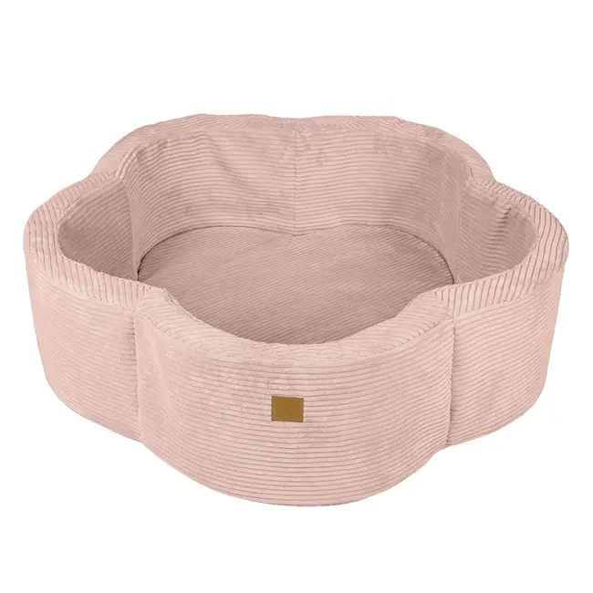 Piscina Cu Bile Meowbaby   Sweet Blush ,   Aesthetic Pink Flower, Spuma Moale, Roz Pudrat, 200 Bile Incluse Pjbbafop00-3579