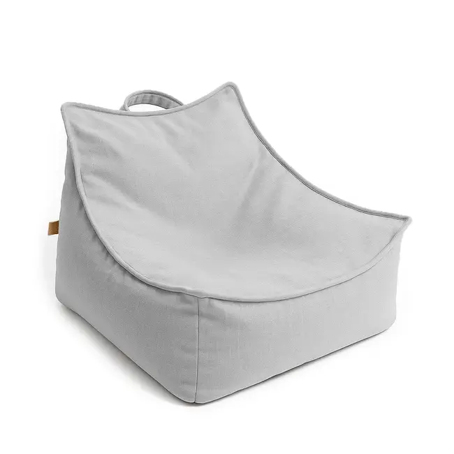 Puf Premium Copii Meowbaby   Outzy Sako Bag Feather Fog Gray ,   Fotoliu Bean Bag Indoor  Outdoor Pentru Relaxare Si Joaca Pjbmopusb69