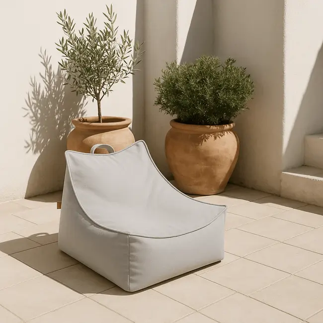 Puf Premium Copii Meowbaby   Outzy Sako Bag Feather Fog Gray ,   Fotoliu Bean Bag Indoor  Outdoor Pentru Relaxare Si Joaca Pjbmopusb69