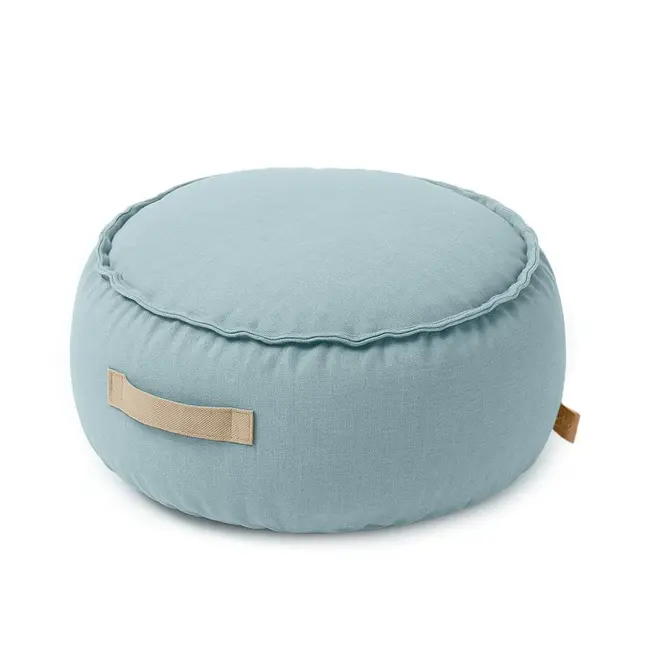 Puf Rotund Premium Copii Meowbaby   Outzy Cloudberry Sky Blue ,   Bean Bag Indoor  Outdoor Pentru Relaxare Si Joaca Pjbmopuo67