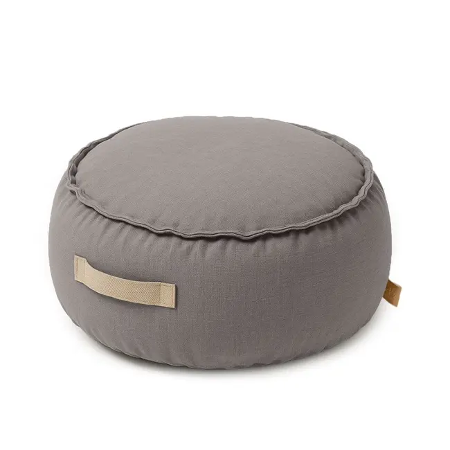 Puf Rotund Premium Copii Meowbaby   Outzy Drift Dlay Taupe ,   Bean Bag Indoor  Outdoor Pentru Relaxare Si Joaca Pjbmopuo70