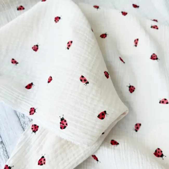 Set 2 Museline Gargarita Norocoasa Din Bumbac Muselina Organica Gots100%, 70x70 Cm Pjb106628