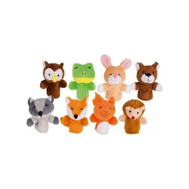 Set 8 papusi de deget povestile padurii, de la 1 an - okegoki50962