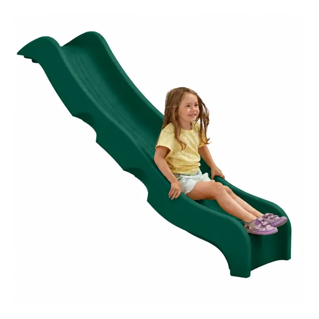 Tobogan pentru uz public optima, verde, 240 x 50 x 44 cm, pentru platforma de 1.25 m inaltime, kbt - okekbt445.012.002.001