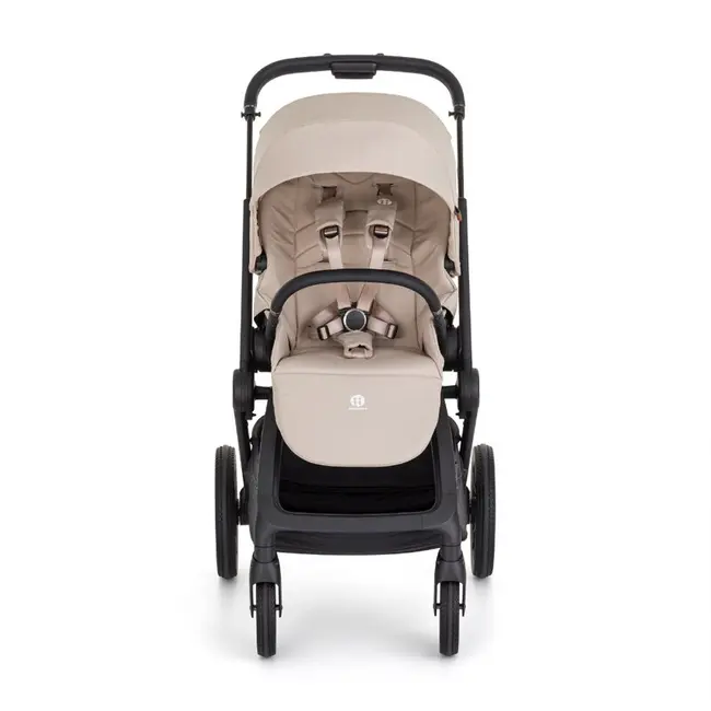 Carucior 2 in 1, Petite&Mars, Scout, Cu landou pliabil, Reversibil, Spatar si suport de picioare reglabile in 3 pozitii, Maner ajustabil, Cu accesorii, Pana la 22 kg, 0 luni+, Crem Cappuccino BYN555695