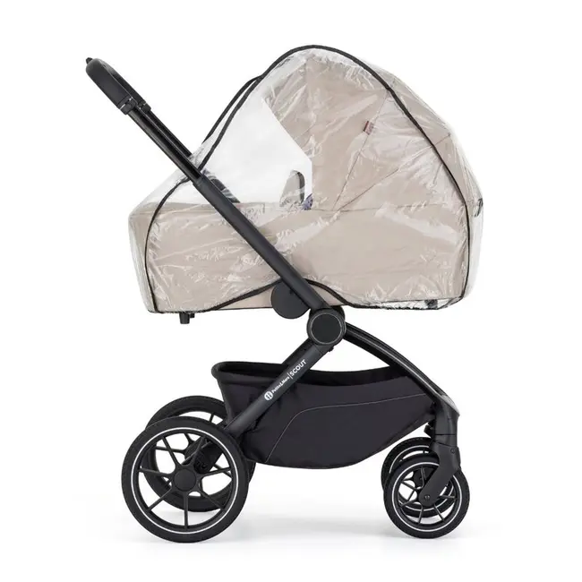 Carucior 2 in 1, Petite&Mars, Scout, Cu landou pliabil, Reversibil, Spatar si suport de picioare reglabile in 3 pozitii, Maner ajustabil, Cu accesorii, Pana la 22 kg, 0 luni+, Crem Cappuccino BYN555695