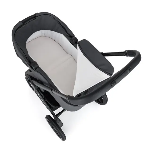 Carucior 2 in 1, Petite&Mars, Scout, Cu landou pliabil, Reversibil, Spatar si suport de picioare reglabile in 3 pozitii, Maner ajustabil, Cu accesorii, Pana la 22 kg, 0 luni+, Gri BYN555697