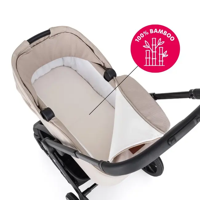 Carucior 2 in 1, Petite&Mars, Scout, Cu landou pliabil, Reversibil, Spatar si suport de picioare reglabile in 3 pozitii, Maner ajustabil, Cu accesorii, Pana la 22 kg, 0 luni+, Gri BYN555697