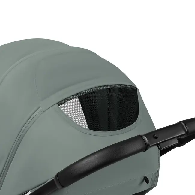Carucior sport, Lionelo, Emerald, Pliere cu o mana, Copertina XXL UPF50+, Spatar reglabil, Suspensie completa, Roti EVA, 6- 48 luni, Pana la 22 kg, Verde BYNLO-EMERALD_GREEN_FOREST