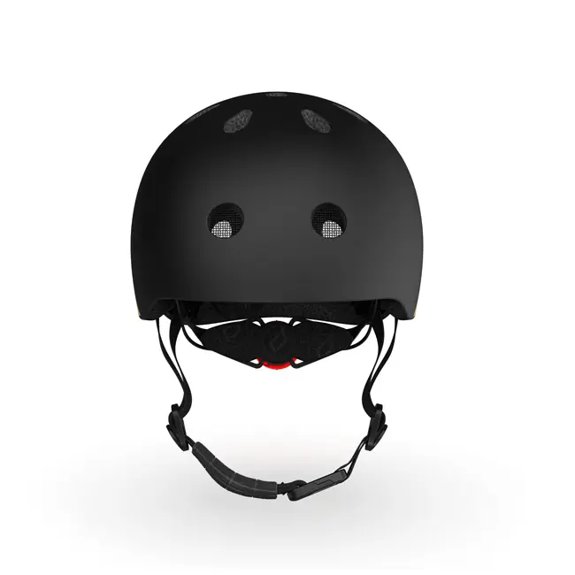Casca De Protectie Pentru Copii, Sistem De Reglare Magnetic Cu Led, Xxs-s, 45-51 Cm, 1 An+, Black, Scoot  Ride Pjb047