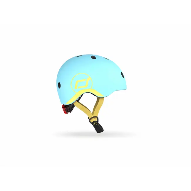Casca De Protectie Pentru Copii, Sistem De Reglare Magnetic Cu Led, Xxs-s, 45-51 Cm, 1 An+, Blueberry, Scoot  Ride Pjb96388