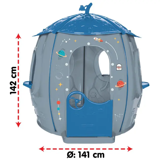 Casuta pentru copii Pilsan Space House gray HUBPL-06-158-U