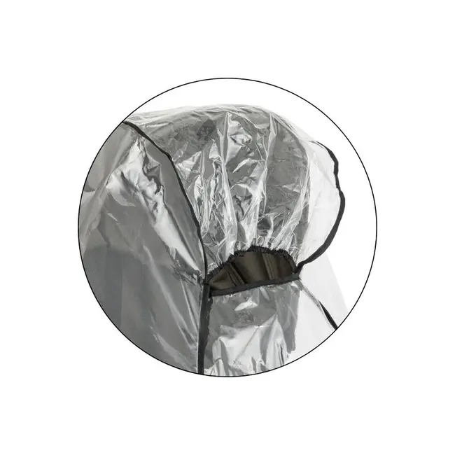 Husa de ploaie pentru carucior sport, Petite&Mars, 80x68x38 cm, Transparent BYN110