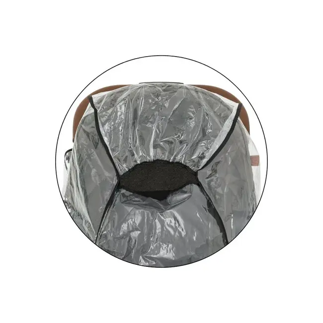 Husa de ploaie pentru carucior sport, Petite&Mars, 80x68x38 cm, Transparent BYN110