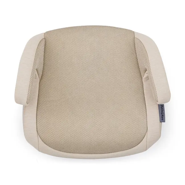 Inaltator auto, Petite&Mars, Optimus Pro, I-size, 125- 150 cm, 22-36 kg, Cu isofix, Forma ergonomica, Husa detasabila, Bej BYN647498