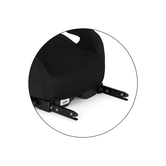 Inaltator auto, Petite&Mars, Optimus Pro, I-size, 125- 150 cm, 22-36 kg, Cu isofix, Forma ergonomica, Husa detasabila, Negru BYN647495