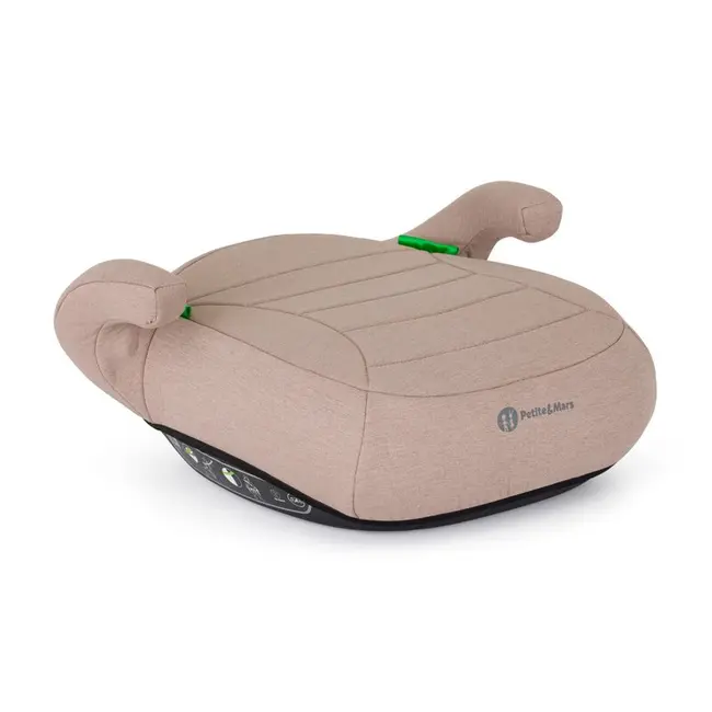 Inaltator auto, Petite&Mars, Zuno, I-size, 125- 150 cm, 22-36 kg, Forma ergonomica, Usor- 1 kg, Bej inchis BYN652497