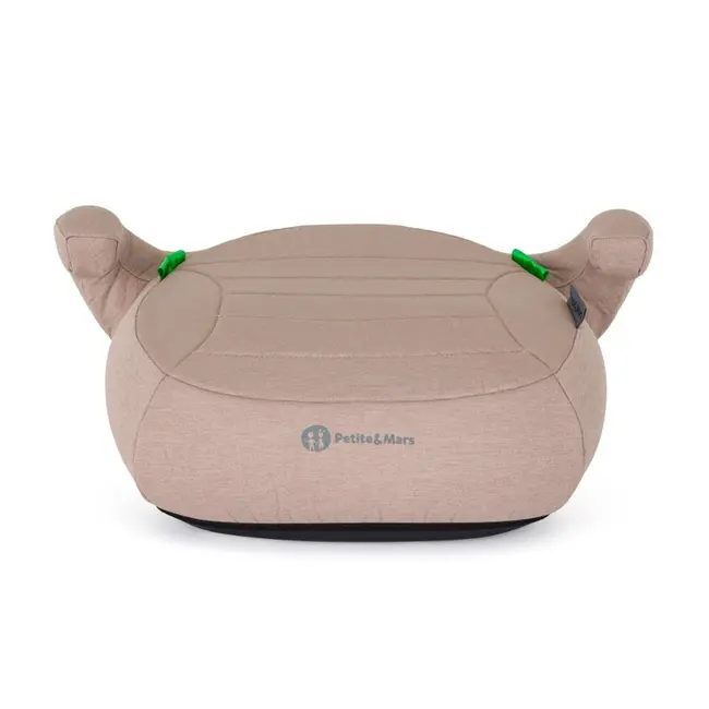 Inaltator auto, Petite&Mars, Zuno, I-size, 125- 150 cm, 22-36 kg, Forma ergonomica, Usor- 1 kg, Bej inchis BYN652497
