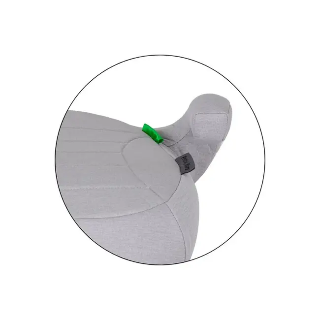 Inaltator auto, Petite&Mars, Zuno, I-size, 125- 150 cm, 22-36 kg, Forma ergonomica, Usor- 1 kg, Gri BYN652496