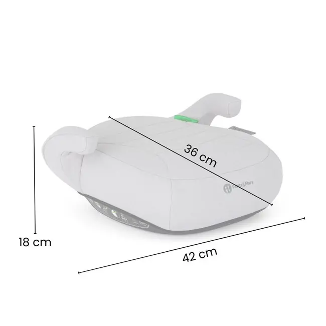 Inaltator auto, Petite&Mars, Zuno, I-size, 125- 150 cm, 22-36 kg, Forma ergonomica, Usor- 1 kg, Negru BYN652495